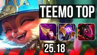 TEEMO vs JAX (TOP) | EUW Diamond | 25.18