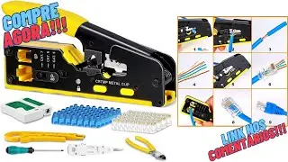 VEJA MAIS!!! Alicate de Crimpar Profissional para Redes #amazon #vendas #ferramentas
