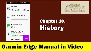 Chapter 10. History - Garmin Edge Manual in Video by BiciMapas
