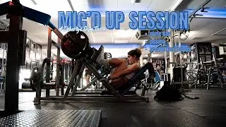 MIC'D UP GLUTE DAY | POSING | SUPP STACK