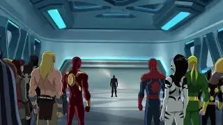 Marvel Super Heroes | Hawkeye Gives Training To Spider-Man In Shield Academy