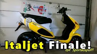 Finale bei der Italjet! Mit Sportauspuff zum Neuen Design!