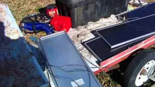 Wind Destroyed my Solar power trailer  I have to start over