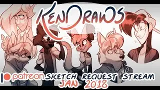 [SPEED DRAW] JAN. 2018 Patreon Sketch Requests