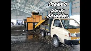 Organic waste shredder, Windrow composting shredder, Windrow composting crusher, #OrganicShredding,