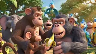 A Banana Scam Took Over the Jungle 😱🍌 | Funny Animal Story