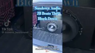 Sundown Audio Z8 putting in work #sundownaudio #audiospeaker #subwoofer