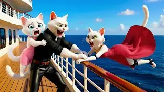 🛳️Why is Daddy Cat Like That?😢 But the Mama Cat... He is Very Clever🙀/AI Cat Story