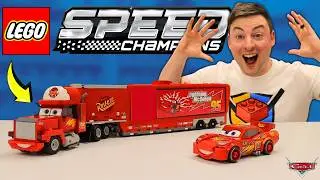 Набор LEGO Cars MACK Team Truck AND Trailer Speed ​​Champions! (Совместим с 77255)