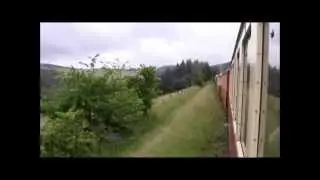 10 min auf dem Vulkan Expre&szlig; von Brohl zum Spessart