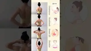 Highly effective stretching exercises to lift shoulders & slim the back❗❗#fitness #motivation #gym