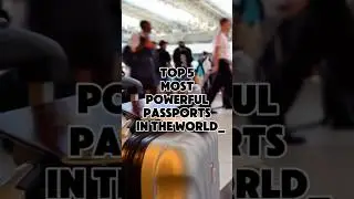 Top 5 Most Powerful Passports In The World #facts #trend #trending #trendingshorts #top #fyp #world