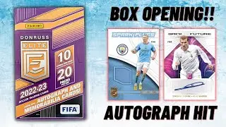 NEW! Panini Donruss Elite FIFA 2022/23 retail box opening! Autograph hit!