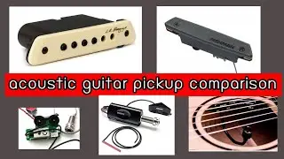 acoustic guitar pickup comparison (THAI)