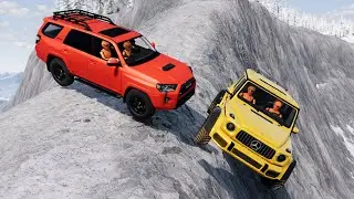 Cars Vs Dangerous Cliff Roads 😱 | BeamNG.drive#220 