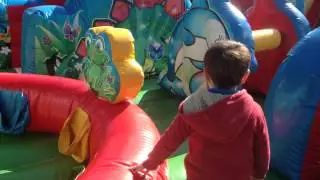 Aaron bouncy house