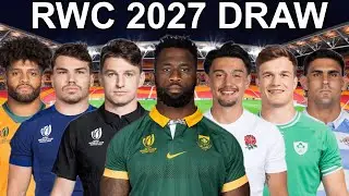 RUGBY WORLD CUP 2027 Draw LIVE REACTION (RWC 2027 Groups and Pools)