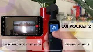 DJI Pocket 2 | Обзор основных настроек | Оптимальные настройки для работы при слабом освещении | Видеоблоги Punchi Man Tech