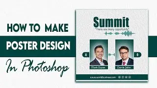 Poster Design in Photoshop for Beginners!!!