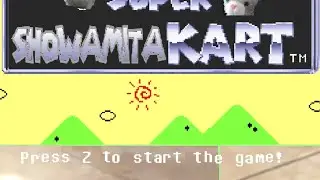 Playing Super Showamita Kart on very slow hardware.