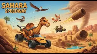 Desert Animal Racing Song | Fun Kids Music Video | Rhymes by AI
