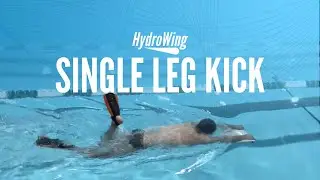 Single Leg Kick Drill Using HydroWing | Swim Kick Technique
