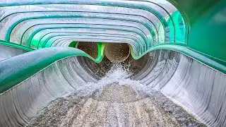 Steel DUO Racer Water Slide at Bellewaerde Aquapark