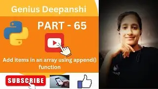 To add items in an array using append() function in python