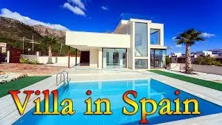 New properties in Spain, high tech villa with a pool, Real Estate Costa Blanca