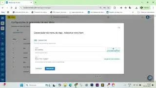 How to add a subitem to the left side menu of the super app by Midiacode