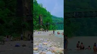 RAMNAGAR JHULA PUL #uttrakhand #enjoy #ramnagar #yaari #hills #spn #shorts #youtubeshorts #uk