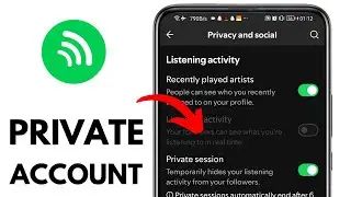 How To Private Spotify Account | Make Spotify Account Private