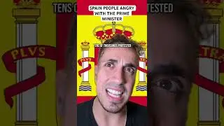 Spain People Angry With The Prime Minister