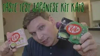 Японский тест на вкус Кит-Кат: дыня, сакура матча, удзи-матча.