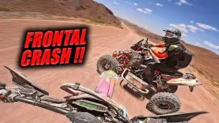 Querlys crash with an ATV - KTM EXC 300