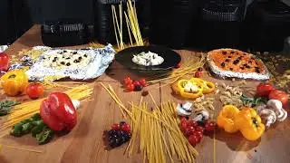 Pasta commercial slow motion