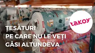 😲 TAKOY - ȚESĂTURI PE CARE NU LE VEȚI GĂSI ALTUNDEVA │ @TakoyRO