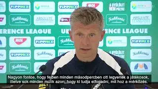 Mikkjal Thomassen interj&uacute; - ETO FC Győr vs. AIK Fotboll (2-0) KL., 3. selejtezők&ouml;r 2/2, 2025.08.14
