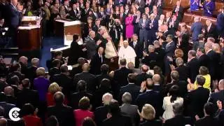 Pope tells Congress to work together