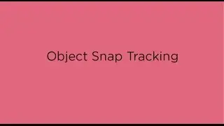 36   object snap tracking