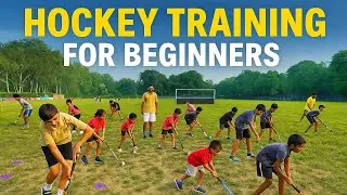 “Beginners Hockey Basics 🏑 Warmup + Dribble + Rolling ✅”