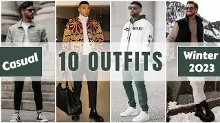 10 Latest Winter Casual Outfit Ideas For Men 2023 | Men's Fashion | Winter 2023