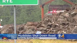 Heavy Rain Forces Mudslides & Highway Closure