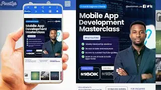 How To Create a Stunning Flyer Design With Your Smartphone - Mobile Graphic Design 