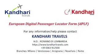 How to Fill EU Digital Passenger Locator Form(dPLF)