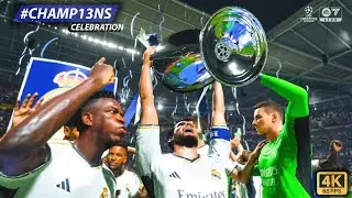 Real Madrid's Epic UCL Victory Celebration: FC24 Highlights in Stunning 4K!