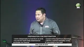 GOD OF RESTORATION | Joel 2:13 | Rev. Lother Guiao