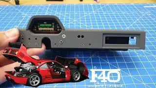 Build the Ferrari F40 Competizione - Part 9 - Dashboard Components and Instrument Panel