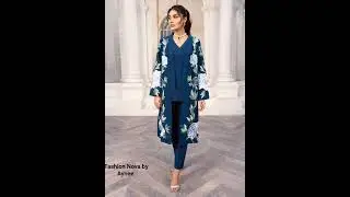 double shirt dress design|| double shirt gown dress