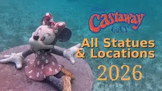 Castaway Cay Snorkeling Lagoon - All Statues & White Marker Locations